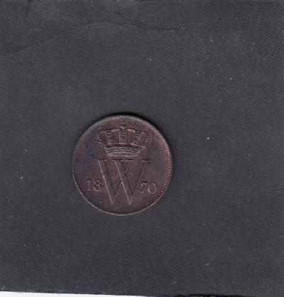 Beschrijving: 1 Cent WILLEM III  
